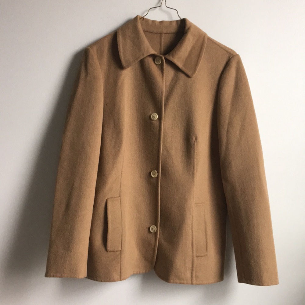 Cashmere, Angora Virgin Lambswool & Silk Vintage Coat